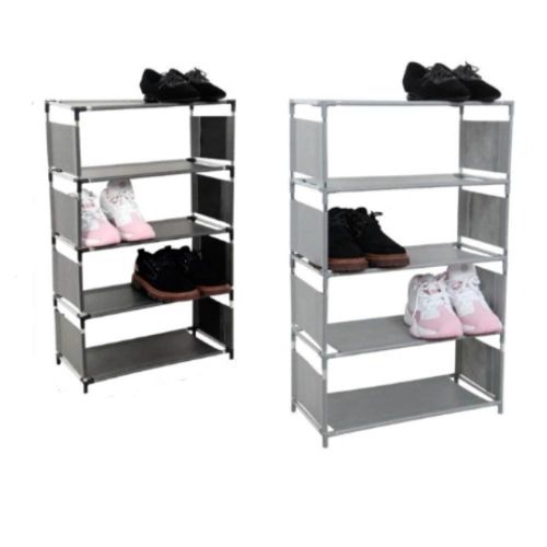 Sapateira 5 Prateleiras Estante Organizador Multiuso Tenis Brinquedos Roupas Porta Treca Lavanderia Quarto Sala