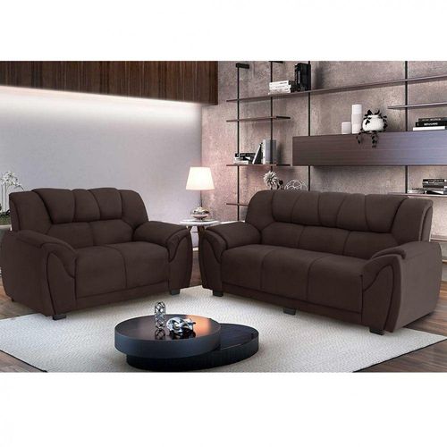 Sofa Parana Moscou 3 E 2 Lugares cor utilizada Marrom