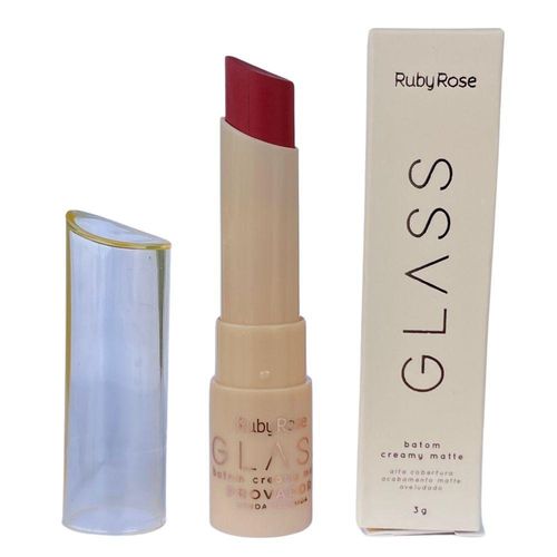 Ruby Rose Batom Creamy Matte Glass Hbf5671 3g Gl02 - Qualidade Impecável