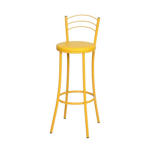 Kit 2 Banquetas Fixas BP26A de Metal e Assento Espuma D15 Treparoni