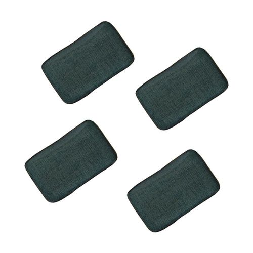 Conjunto de Travessas Retangulares Médias Porto Brasil Juta Oceano 27x16cm - 4 Peças