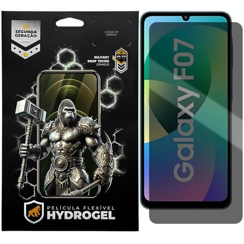 Película de Proteção para Celular Gshield Samsung Galaxy F07 Privacidade Hidro Nano Pet e TPU Soft