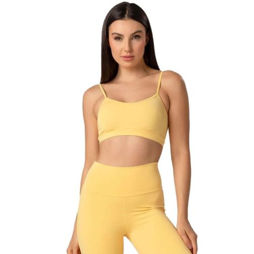 Top Trinys Comfort Fit Impact Feminino - Amarelo
