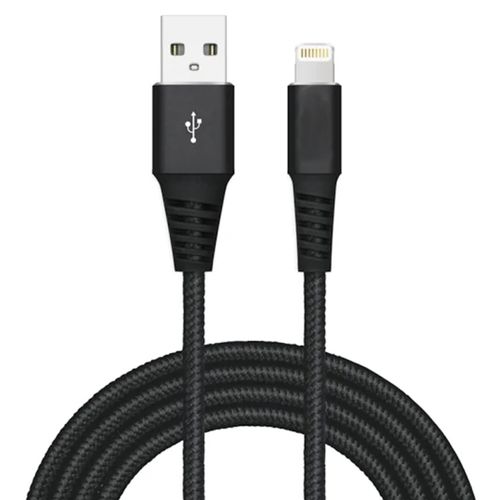 Cabo USB+ Iphone 1 Metro 2,4A Carga Rápida Cel Tablet Note