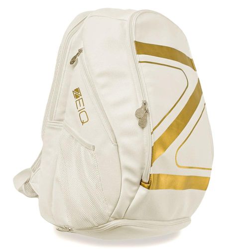 Mochila Zeiq Pro Branca e Dourada
