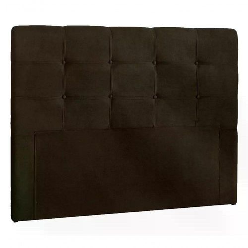 Cabeceira Queen 160cm Daiana Suede Marrom Id Suede Marrom
