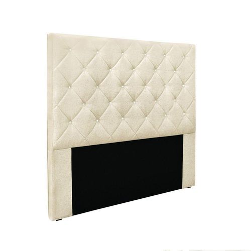 Cabeceira Cama Box King 195 Cm Tania Linho Pérola S04 - D'rossi