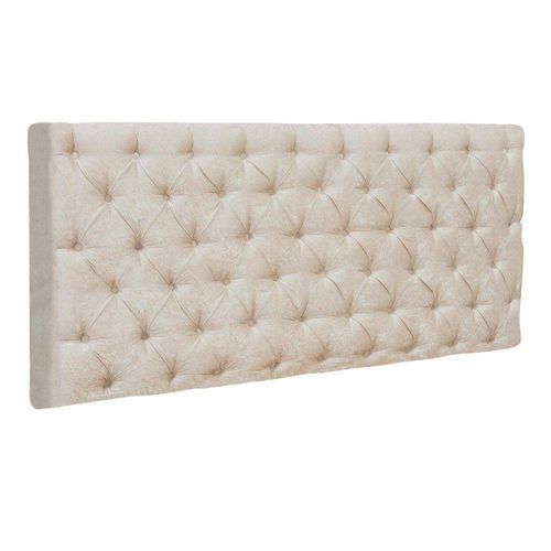Cabeceira Painel Cristal Box Casal 1,60m Bege