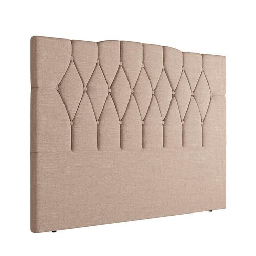 Cabeceira Para Cama Box Casal 140 Cm Amanda Linho Bege I02 - D'rossi