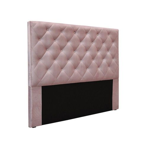 Cabeceira Cama Box Solteiro 90 Cm Tania Veludo S04 - D'rossi Cor Lilás