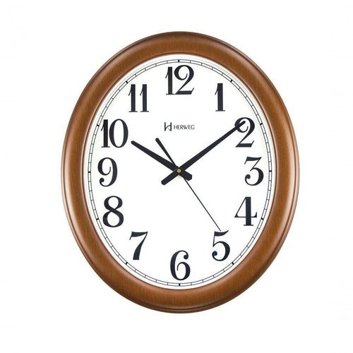 Relógio De Parede Grande 50cm Ipê Herweg 4601 único