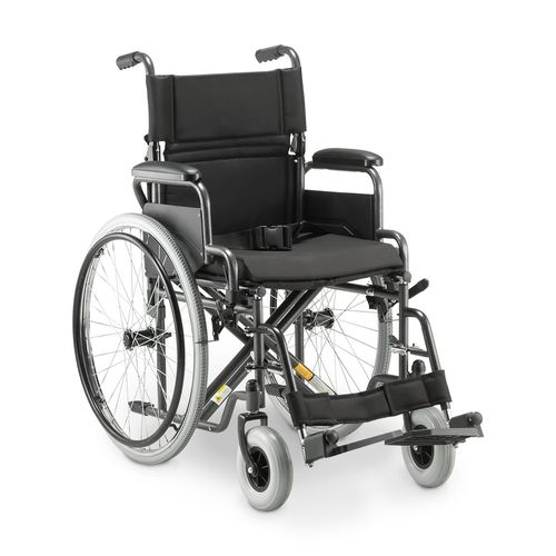 Cadeira de Rodas Manual em Aço Dobrável até 120 Kg Tamanho 40 D400 Dellamed