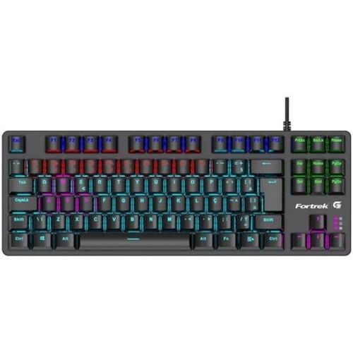 Teclado Gamer Mecânico Black Hawk Compact Fortrek