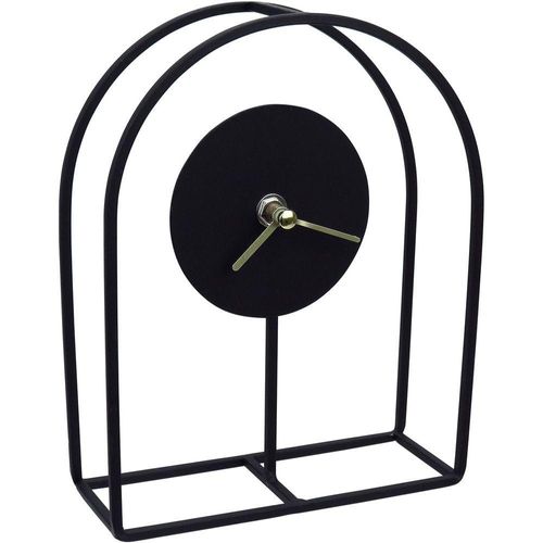 Relógio Mesa Home&co Metal 20x16x6cm Preto
