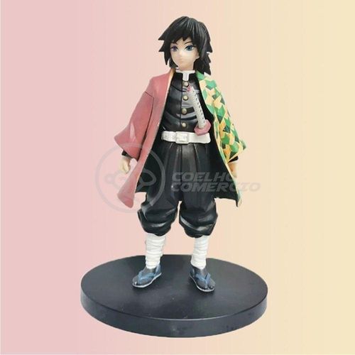 Action Figure Tomioka Giyu Pilar Da Agua Demon Slayer 14cm