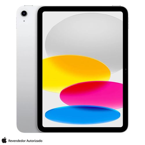 iPad (10ª geração) Apple A14 Bionic (10,9", Wi-Fi, 64GB) - Prateado