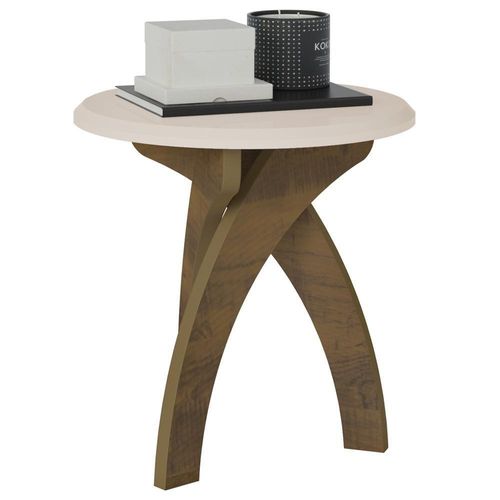 Mesa De Apoio Para Sala De Estar 51x50 Cm Arly  Pinho