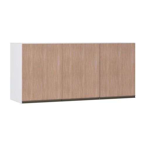 Maleiro Ponte Aérea 3 Portas 145cm Branco C/Cumaru