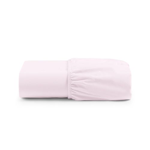 Lençol De Baixo Casal King Avulso Com Elástico Primor Percal 400 Fios - Rosa
