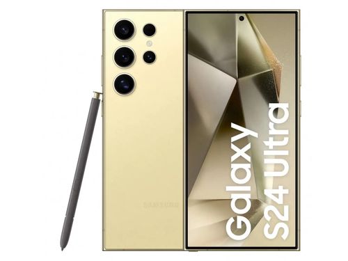 Smartphone Samsung Galaxy S24 Ultra Titânio Creme 256GB, Inteligência Artificial, Tela de 6.8, 12GB RAM, S Pen, Processador Snapdragon 8 Gen 3