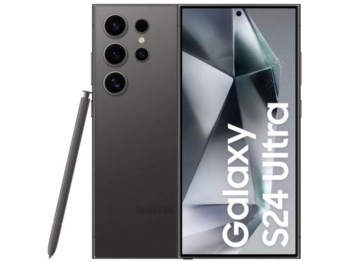 Smartphone Samsung Galaxy S24 Ultra Titânio Preto 512GB, Inteligência Artificial, Tela de 6.8, 12GB RAM, S Pen, Processador Snapdragon 8 Gen 3