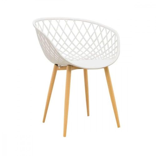 Cadeira Em Polipropileno Clarice Branca Rivatti Branco
