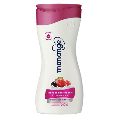 Hidratante Desodorante Monange Frutas Vermelhas 200ml