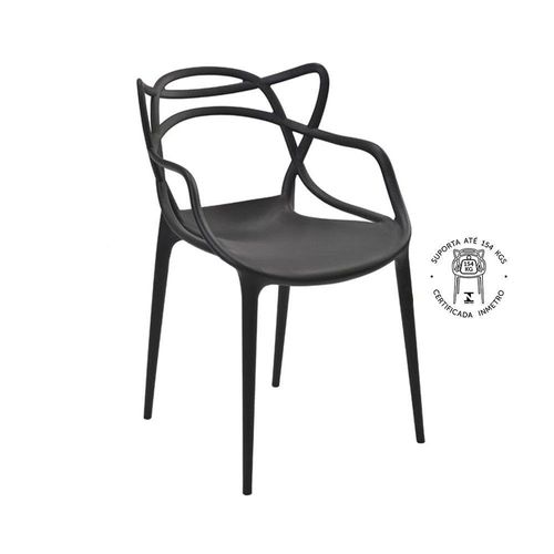 Cadeira Allegra Preta Rivatti