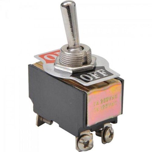 Chave ON-OFF 4 Polos Storm CHVS0002 para Instalações 10A 125VAC 6A 250VAC Preto