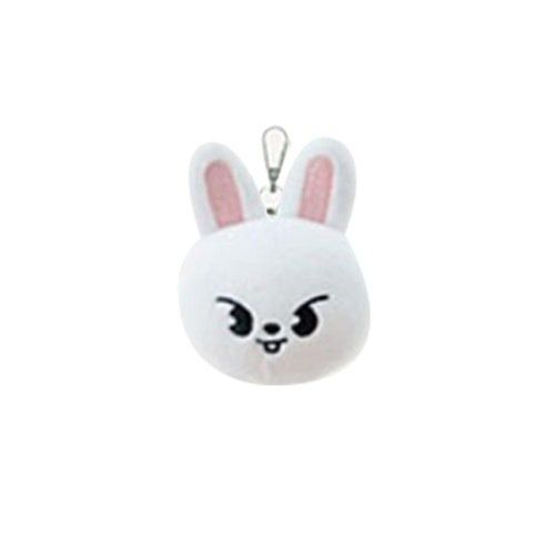 Chaveiro de Pelúcia Skzoo Plush Stray Kids Doll Toy Idol Macio para Fãs Leebit Rosa OEM