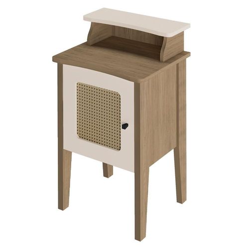 Mesa De Apoio Mdf Sala Arly Carvalho Off White