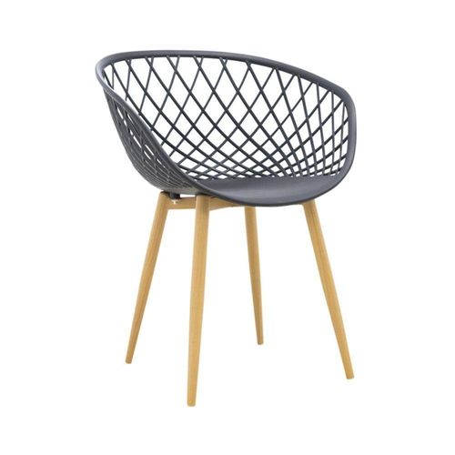 Cadeira Em Polipropileno Clarice Preta Rivatti Preto