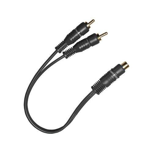 Cabo de Áudio Sparflex TCW 1 RCA Fêmea + 2 RCA Macho 4MM 10 Peças