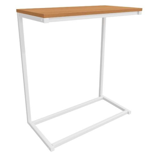 Mesa De Apoio Lateral 68 Cm Li025 Canela Branco Kpb