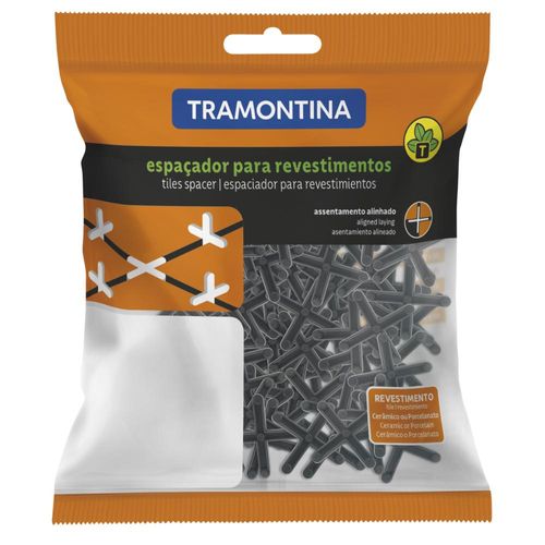 Espaçador Cruzeta Plástico Tramontina 3 mm (Saco com 100 un.)