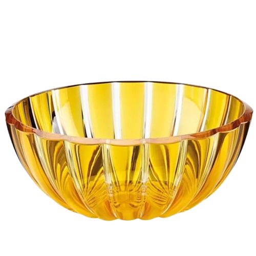 TIGELA BOWL GUZZINI EM BIO PLÁSTICO 30CM DOLCEVITA AMARELO AMBER 296903151