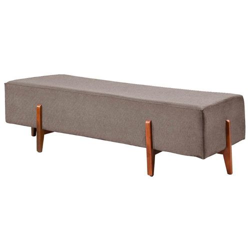 Recamier Zurik Luxo Base Em Madeira Maciça Castellar Móbile Cappuccino