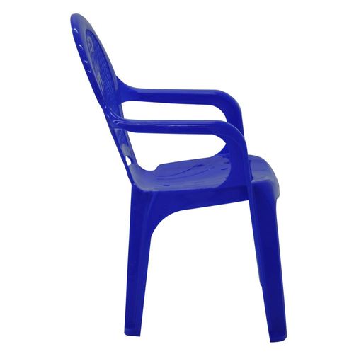 Cadeira Infantil Tramontina Catty Estampada em Polipropileno Azul