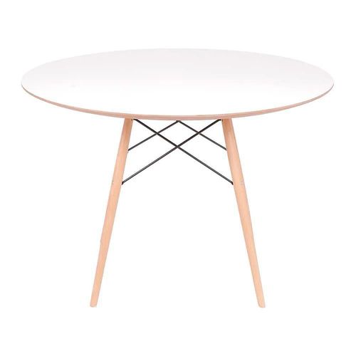 Mesa Eames Eiffel Redonda 100cm - Branca