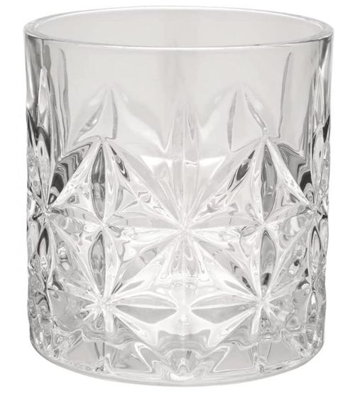 Jogo De 6 Copos Baixos Para Whisky Vidro 340 Ml Lijita Mimo