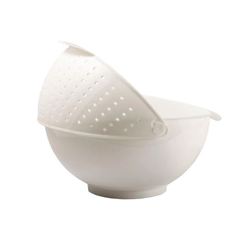 ESCORREDOR PRANA PARA LEGUMES RETRÁTIL DE PLÁSTICO BRANCO LBT1491BR