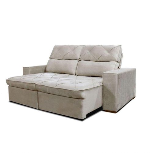 Estofado Cheer Solar 3 Lugares Gralha exclusividade na cor Azul Bege