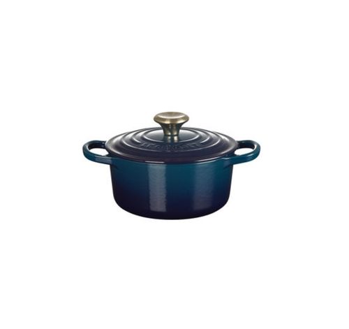 PANELA REDONDA LE CREUSET 16CM SIGNATURE AZUL AGAVE 21177164220450