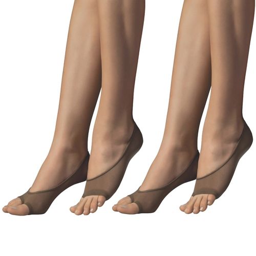 Kit 2 Pares de Meias Selene Sapatilha Dedinhos Fio 40 Feminino