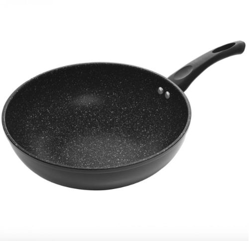 Frigideira Wok Indu Revest Ceram Granilite Cinza 28cm Lyor
