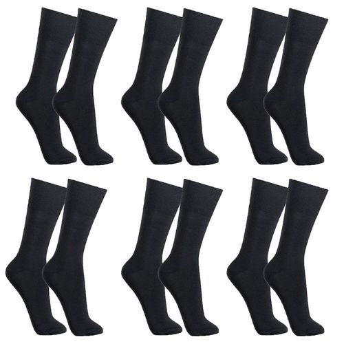 Kit 6 Pares de Meias Selene Social Clássica Masculina