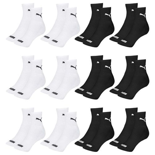 Kit 12 Pares de Meias Puma Cano Médio Esportiva Feminino