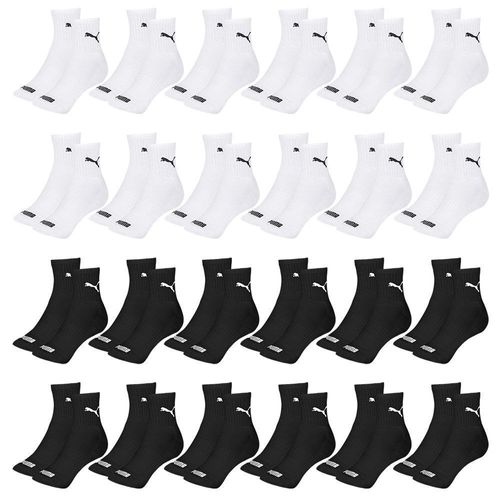 Kit 24 Pares de Meias Puma Cano Médio Esportiva Feminino