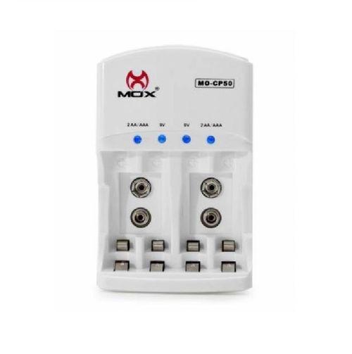 Carregador de Pilhas AA, AAA e Bateria 9V Bivolt - CP50