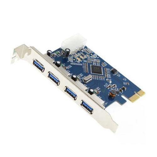 Placa Controladora Pci-E X1 4 Portas USB Usb 3.0 (5gbps)